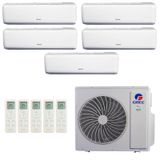 Ar-Condicionado Multi Split Inverter R-32 Gree 42.000 (4x Evap HW 9.000 + 1x Evap HW 12.000) Quente/Frio 220V