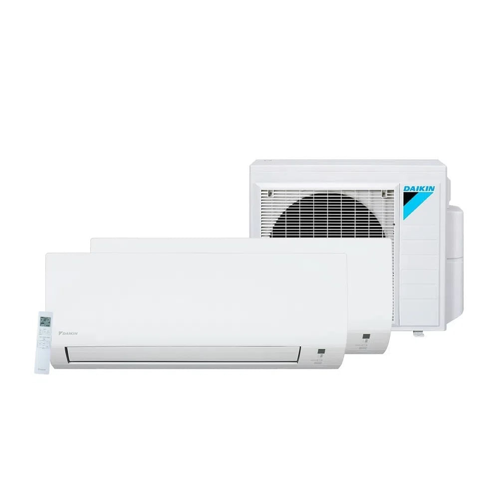 Ar Condicionado Multi Split Hi Wall Inverter Daikin 2x12000 + 1x1800 Btu/h Quente E Frio 4mxs28pmvm - 220 Volts