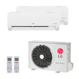 Ar Condicionado Bi Split Inverter LG 16.000 BTUs (Hi Wall 9.000 + Hi Wall 7.000) Frio 220V R-32