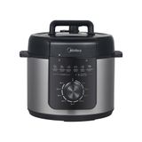 Panela De Pressão Mecânica Preta E Inox 4l Midea Ppm41 -127v