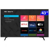 Tv 43p Aoc Led Smart Roku Wifi Usb Hdmi - 43s5135/78g