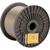 Cabo De Aço Aai 3-16 Alma De Aço 6x7 Inox C- 100m Vonder