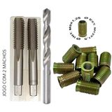 Bucha Roscada - M9x1,25 - M12x1,5 + Macho + Broca (tucho)