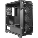 Gabinete Gamer Antec Df600 Flux Lateral Vidro Temp 4 Mm Micro Atx-mini Itx-atx 3 Fans Argb -