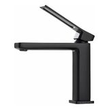 Torneira Bica Banheiro Lavabo Preta Black Cuba Alta Moderna