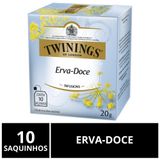 Chá Twinings, Caixa Com 10 Saquinhos, Erva Doce