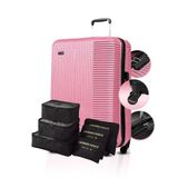 Mala Para Despachar Média Em Abs 23kg Sestini + Organizador
