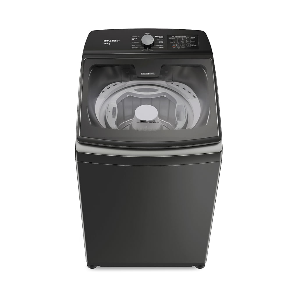 Máquina De Lavar Brastemp 16kg Titânio Com Tecnologia Double Wash E Ciclo Tira Manchas Advanced-bwd16a9 110v