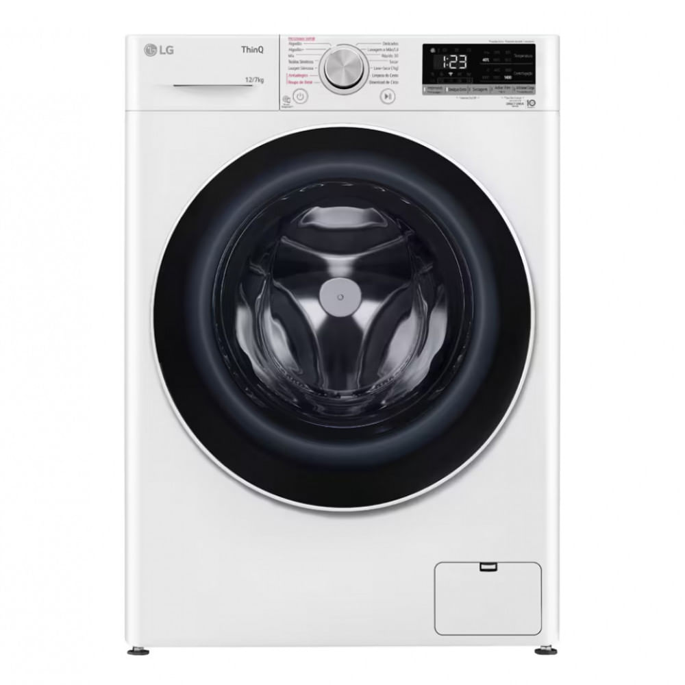 Lava E Seca Lg Smart Vc4 Cv5012wc4 Com Inteligência Artificial Aidd 12kg/7kg