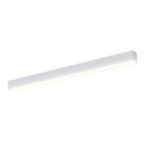 Luminária Sobrepor Taschibra Vetor Led Linear 20w Luz Quente 2700k Bivolt Branca