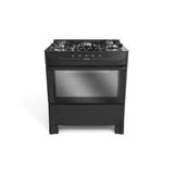 Fogão Mueller 5 Bocas Com Mesa De Vidro Preto Mfv5bb - Bivolt