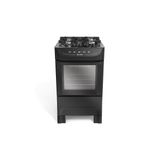 Fogão Mueller 4 Bocas Com Mesa De Vidro Preto Mfv4bb - Bivolt