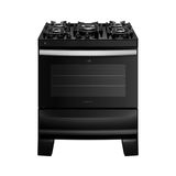 Fogão Atlas 5 Bocas Agile Up com Mesa de Vidro Preto - Bivolt