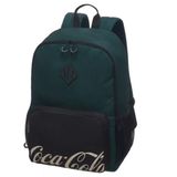 Mochila Costas Adulto Juvenil Coca-cola Premium Core Verde