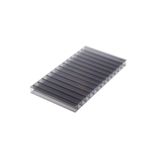 Chapa De Policarbonato Alveolar Cinza Refletivo 6mm - 2,10m X 6,00m - Polygal