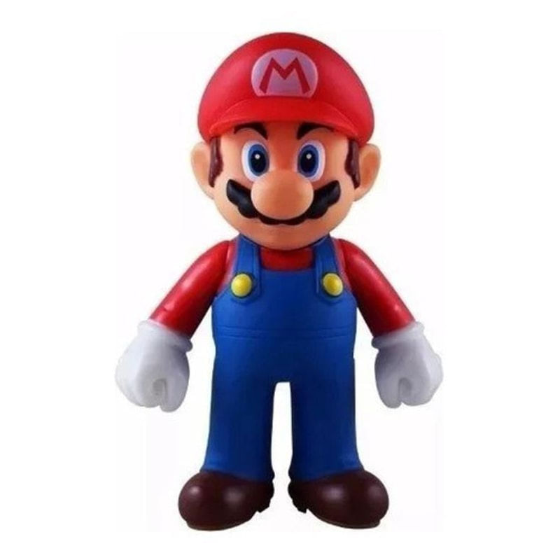 Boneco Super Mario Collection 20cm - Mario . Boneco do Mario da famosa ...