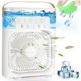 Ventilador Umidificador e Refrigerador de Ar Portátil USB
