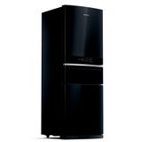 Geladeira Brastemp Inverse 3 Frost Free 419 Litros, Cor Preta, com Freeze Control Pro, Bry59ce, 110V