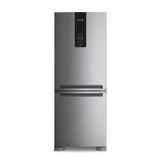 Geladeira Brastemp Frost Free Inverse A+++ 447 Litros, Cor Inox, com Smart Flow e Fresh Box, 110V