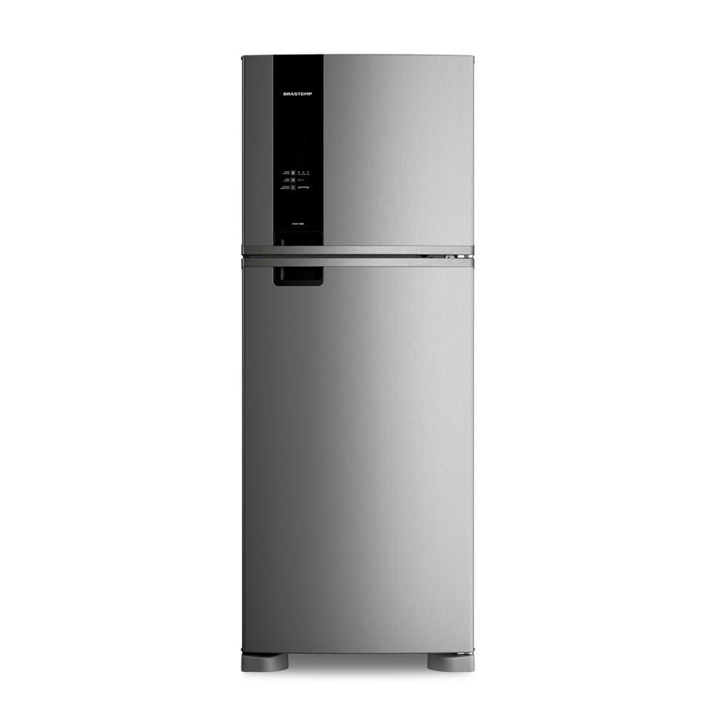 Geladeira Brastemp Frost Free Duplex A+++ 463 Litros Cor Inox Com Fresh Box E Cold Room - Brm55fk 110v