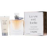 Parfum Spray 50 Ml Feminino La Vie Est Belle Lancome L&#39;eau + Loção Corporal 50 Ml (travel Offer)