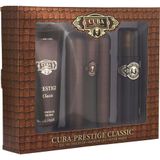 Cx De Presente Masculino Cuba Prestige Gold Cuba Eau De Toilette Spray 90 Ml + Pós Barba 100 Ml + Gel De Banho 195 Ml