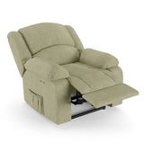 Poltrona Do Papai Reclinável Pietra Power Touch Usb Fh9 Linho Bege - Mpozenato