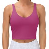 Sutiã Esportivo The Gym People Longline Acolchoado Yoga Fuchsia Xl