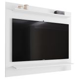 Painel Para Tv Suspenso 50 Pol 120cm 2 Prateleiras Versa M24 Branco - Mpozenato