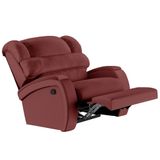 Poltrona Do Papai Reclinável Kalie Manual Gatilho Fh9 Pu Vermelho - Mpozenato