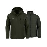 Jaqueta De Snowboard Wantdo Impermeável Para Homens Army Green Xl