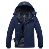 Jaqueta De Esqui Masculina Impermeável À Prova De Vento Wantdo Navy L