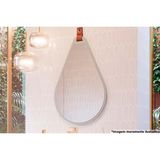 Espelho De Quarto Gota 50x76cm Pistache - Mgm