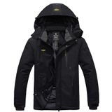 Jaqueta De Esqui Masculina Wantdo Impermeável De Inverno Preta 3xl