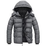 Casaco Masculino Pesado De Inverno Puffer Jacket Wantdo, Cinza Mesclado