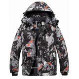 Jaqueta De Esqui Wantdo Masculina Plus Fleece À Prova De Vento Impermeável 3gg