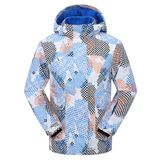 Jaqueta De Esqui Masculina Phibee, Impermeável, À Prova De Vento, Azul M