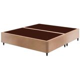 Cama Box Base King Sommier Linho Bege (193x203x30) - Ortobom