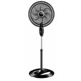 Ventilador De Coluna 40cm 8pás Super Turbo Tech Mondial Preto Com Prata 220v