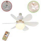 Ventilador de Teto Silencioso com 3 Velocidades e 3 Cores