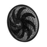 Ventilador De Parede 60cm Com 6 Pás Eco Oscilante Dômina Preto 220v