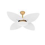 Ventilador de Teto Dourado 4 Pás Econômico Winds Ventax 220V
