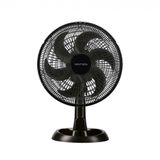 Ventilador Mesa Turbo Oscilante 30cm Ventisol Preto 220v