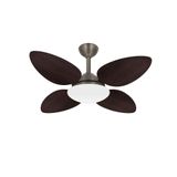 Ventilador De Teto Bronze Pétalo 4 Pás Econômico Ventax 220v