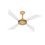Ventilador Teto Tech 4 Pás Dourado Potente Sala Ventax 220v