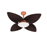 Ventilador Teto Cobre 4 Pás Mdf Econômico Winds Ventax 110v