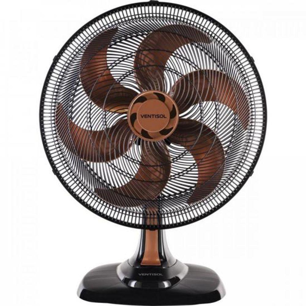 Ventilador De Mesa Ventisol Turbo 6 50cm Bronze 220v