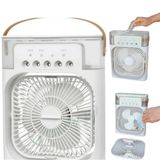 Branco Portátil Ventilador Mini De Mesa
