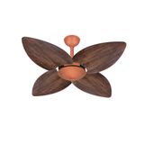 Ventilador Teto Cobre 4 Pás Mdf Silencioso Winds Ventax 220v