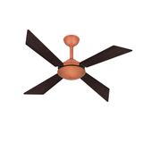 Ventilador Teto Econômico Sala Tech Cobre 4 Pás Ventax 110v